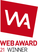 WEB AWARD 21 WINNER